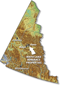 Mayo Lake Minerals - Yukon Map